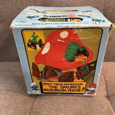 SOLO scatola grande casa Puffo