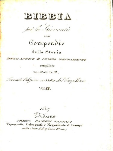 Bibbia sacra volume rossi - volume, 4