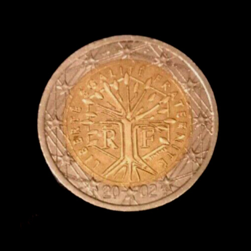 Moneta 2 euro francia - moneta,