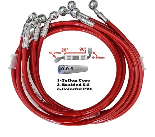 Tubo freno treccia - tubo,