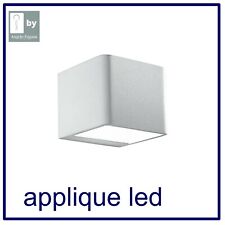 Applique LED parete interno cubico in alluminio per arredamento moderno 