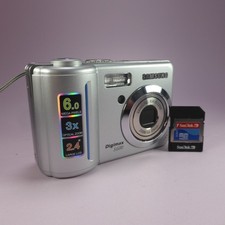 Samsung Digimax S600 6,0 megapixel fotocamera digitale compatta argento testato