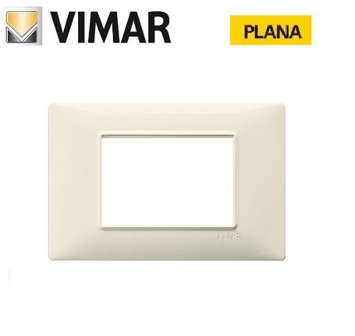 Placca beige vimar plana - 3p,