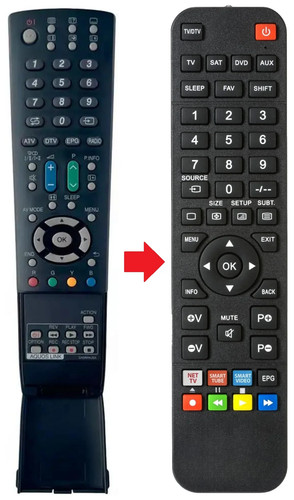 Telecomando adatto per sharp - telecomando,
