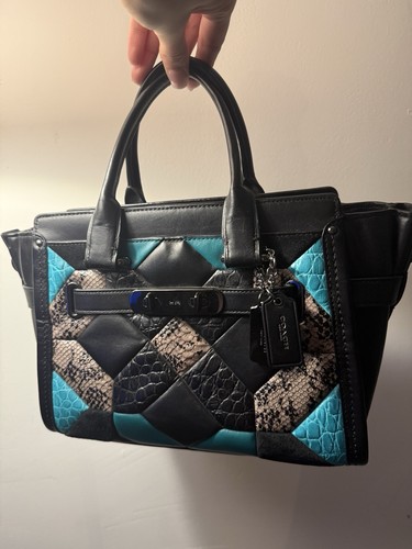 Coach swagger borsa patchwork - coach,