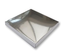 10 SCATOLE ARGENTO 6X6