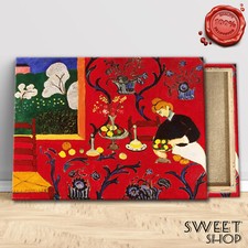 QUADRO LA STANZA ROSSA HENRI MATISSE Stampa su tela Canvas ARTE QUALITA' ARREDO
