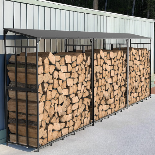 Scaffale per legna ardere - legna,