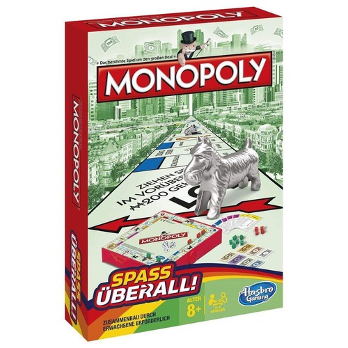 Hasbro monopoly compatto - monopoly,