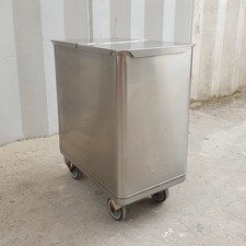 TRAMOGGIA INOX CARRELLATA CON COPERCHIO