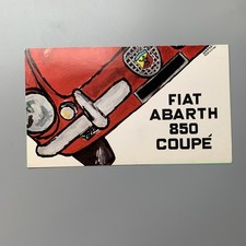 Fiat Abarth 850 Coupè -