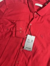 New BURBERRY BRIT Red Textured