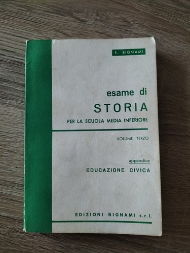 Compendio bignami esame - bignami, di