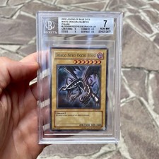 Yu Gi Oh •? Drago Nero Occhi Rossi Carta Gradata BGS 7 LDD-I056 •?Near Mint