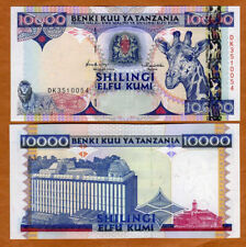 Tanzania, 10000 (10.000) Shillini ND (1997) P-33 UNC Giraffa