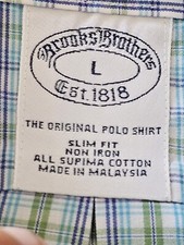 Camicia a quadri cotone Brooks Brothers taglia L