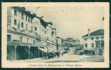 Belluno Feltre Palazzo Berton PIEGHE cartolina QT3738