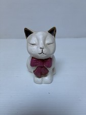 Thun Gatto con fiocco rosso vintage Fuori produzione Ottime condizioni