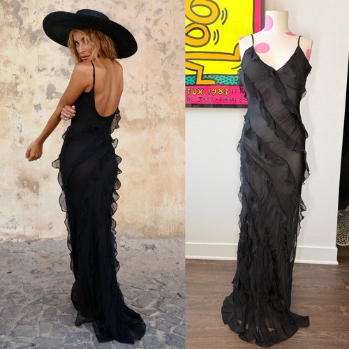 Maxi abito rat boa selena - &,