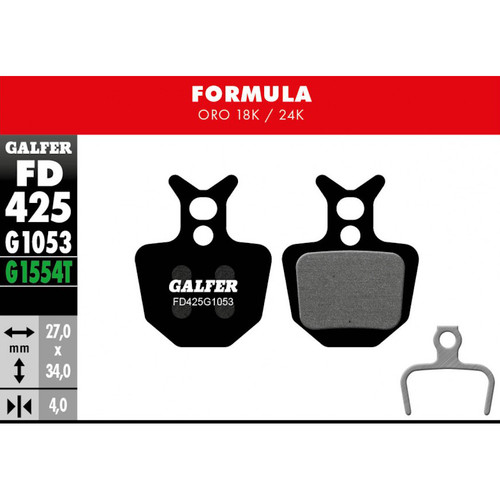 Pastiglie freno galfer - pastiglie, formula