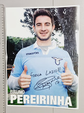 POSTER BRUNO PEREIRINHA + AUTOGRAFO LAZIO STYLE ORIGINALE NUOVO MAI ATTACCATO