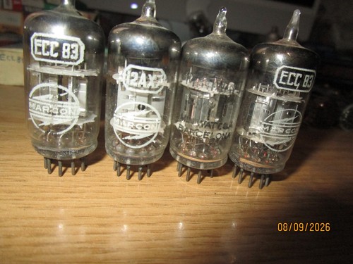 Ecc83 12ax7 silver marconi - ecc83,