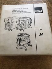 Manuale riparazione officina motore diesel Hatz 2-4M31 2-4M40 2-4M41