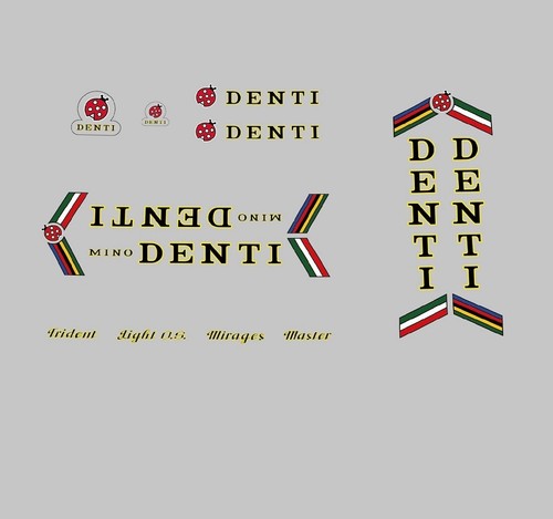 Decalcomanie telaio bicicletta