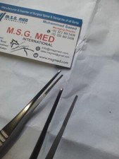 Pinze chirurgiche De Bakey di qualità professionale 150 mm / 200 mm / 1,5 mm / 2 mm set 2 pezzi