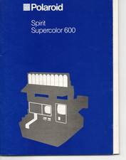 Libretto istruzioni Polaroid Spirit Supercolor 600