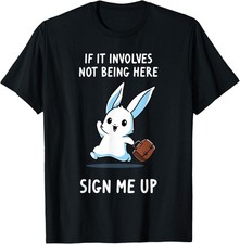 T-shirt unisex coniglio se