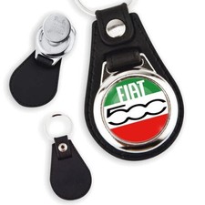 Porte-clés Fiat 500 en simili