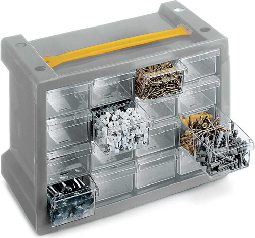 Cassettiera porta minuteria - cassettiera, 16