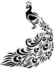 Modello stencil 3 uccellini