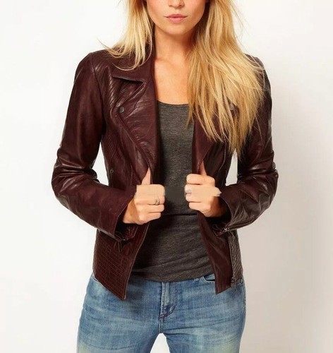 Giacca donna designer pelle