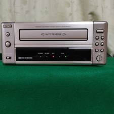 DENON DRR-M10 lettore cassette registratore audio argento AC100V mantenuto Giappone