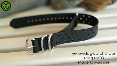 Cinturino orologio zulu - cinturino, nero