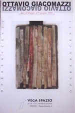 Depliant Mostra OTTAVIO GIACOMAZZI - Trento Vega Spazio Arte - 14/5-9/6 1999 -C9