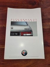 ALFA 33 - DEPLIANT VERSIONE TURBODIESEL - I-875-241