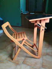 banco da scuola antico pieghevole anni 50 ottime condizioni