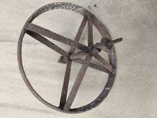 Antica Ruota Da Cariola In Ferro Arredamento Country Casa Di Campagna Design Top