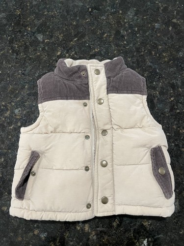 Vecchio gilet imbottito blu