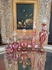 5 Vintage Egyptian  Hand Blown