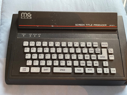 Titolatrice per vhs - mg,