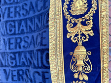 VERSACE-TELO MARE/CASA - BLU SCURO-200x150-NUOVO