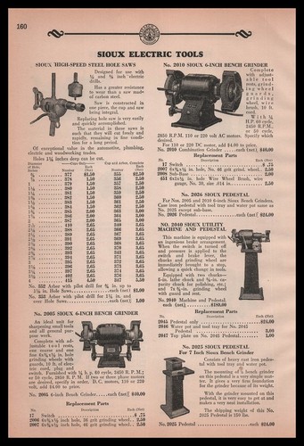 1931 sioux tools - sioux,