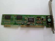 Mini scheda video slot Isa 16 bit VGA Funzionante 286 386 486 Vintage nr.16