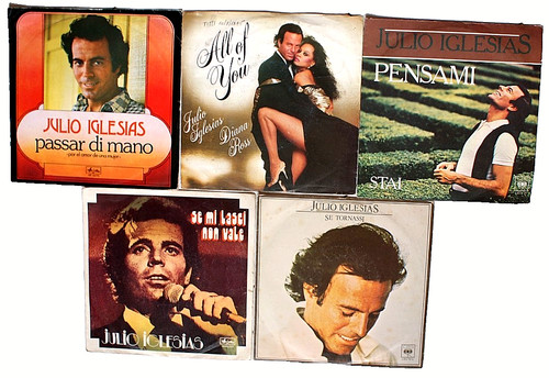 Julio iglesias dischi 45 - dischi,