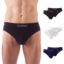ISSIMO BY BELLISSIMA - SET 6 SLIP UOMO MICROFIBRA ELASTICIZZATA SEAMLESS - 210
