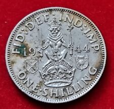 MONETA COIN REGNO UNITO SCOZIA KING GEORGE VI° ONE SCHILLING 1944 ARGENTO SILVER
